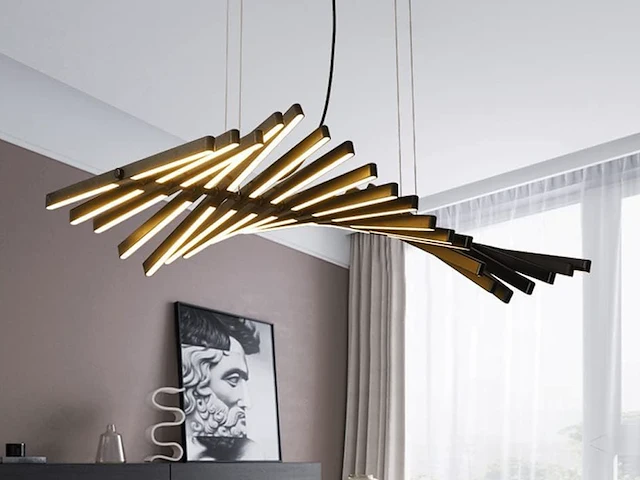 Styx 20 led design armatuur zwart - afbeelding 2 van  9