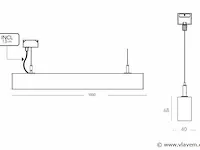 Sub 1.0 design opbouw & pendel armatuur zwart - afbeelding 7 van  7