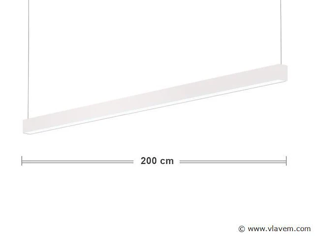 Sub 200 led design pendel armatuur wit - afbeelding 1 van  11