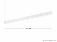 Sub 200 led design pendel armatuur wit - afbeelding 1 van  11