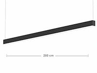 Sub 200 led design pendel armatuur zwart - afbeelding 1 van  11