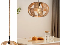 Sucikorio hanglamp henneptouw e27 - afbeelding 1 van  4