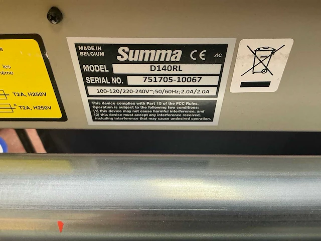 Summa d140rl snijplotter - afbeelding 9 van  9