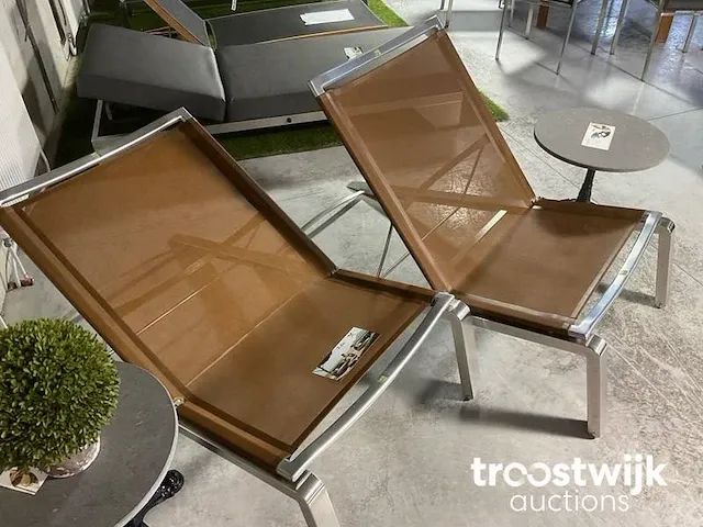 Sunbed van metalco home - afbeelding 1 van  2