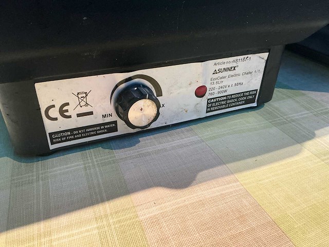 Sunnex ecocater au-bain-marie (5x) - afbeelding 4 van  4