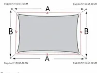 Sunny guard zonnezeil, rechthoekig, 5 x 6 m - afbeelding 2 van  3