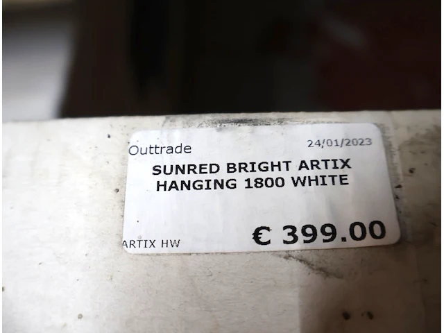 Sunred bright artix hanging 1800 black - afbeelding 3 van  4