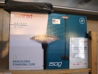 Sunred heater barcelona bright standing 1500 - afbeelding 1 van  7