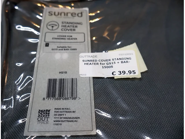 Sunred heater barcelona bright standing 1500 - afbeelding 6 van  7