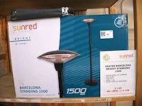 Sunred heater barcelona bright standing 1500 - afbeelding 1 van  4