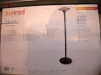 Sunred heater barcelona bright standing 1500 - afbeelding 2 van  4