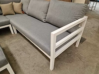 Suns barolo alu lounge hoekset wit inclusief olefin zitkussens - afbeelding 6 van  6
