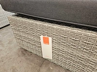 Suns fiona hoeklounge set met rechte hoek wicker witgrijs - afbeelding 6 van  6