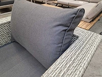 Suns fiona hoeklounge set met rechte hoek wicker witgrijs - afbeelding 7 van  7