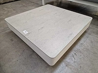 Suns lagoon lounge set alu wit + kussens grijs - afbeelding 6 van  6