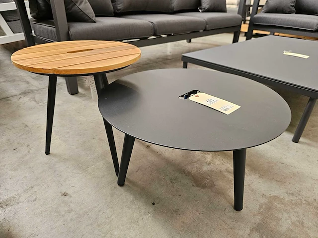 Suns redondo lounge tafel set bijzettafels ø45cm en ø60cm - afbeelding 1 van  3