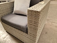 Suns wicker clubzetel fiona met antraciet olefin kussens - afbeelding 3 van  4