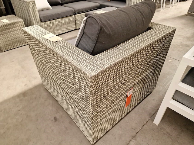 Suns wicker clubzetel fiona met antraciet olefin kussens - afbeelding 4 van  4