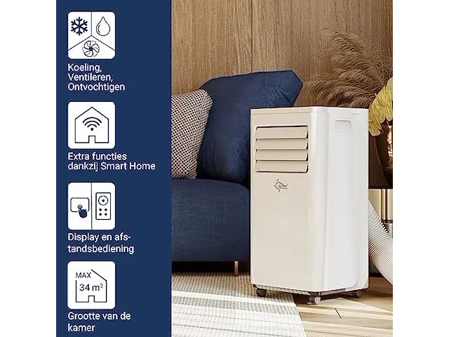 Suntec mobiele airconditioner impuls 2,6 app - afbeelding 2 van  7