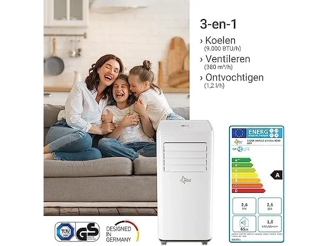 Suntec mobiele airconditioner impuls 2,6 app - afbeelding 3 van  7