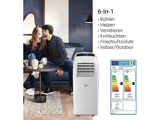 Suntec mobiele airconditioner + verwarming 14,000 btu - afbeelding 2 van  4