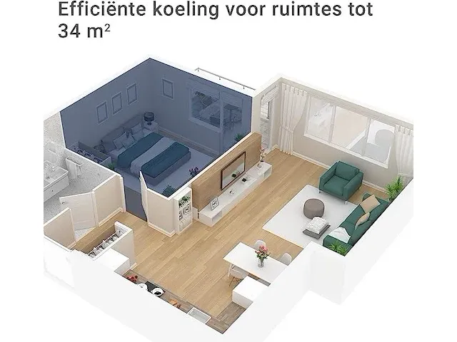 Suntec move 9000 mobiele airconditioner - afbeelding 2 van  7