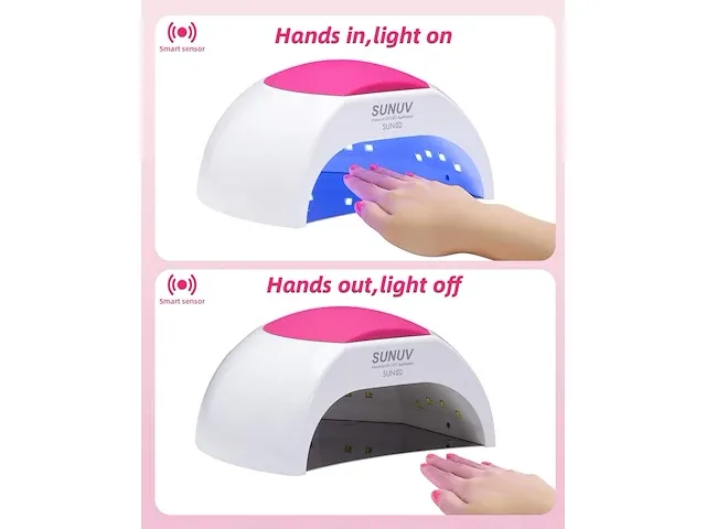 Sunuv nageldroger uv-led-nagellamp voor gelnagels - afbeelding 2 van  5