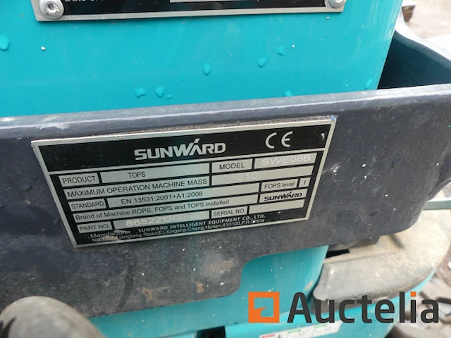 Sunward swe08b mini rupsgraafmachine - afbeelding 5 van  14