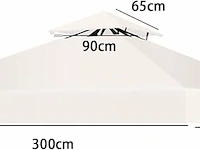 Supbiky vervangend dak paviljoen(3 x 3 m) - afbeelding 2 van  4