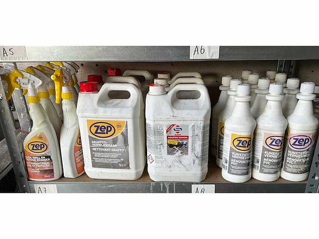 Super en zep mix kavel diverse schoonmaakmiddelen - afbeelding 1 van  4