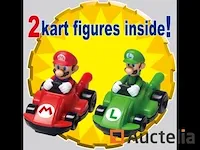 Super mario kart racing dx-racebaan met 2 karts luigi en mario - 6 obstakels - afbeelding 3 van  3