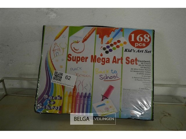 Super mega art set - afbeelding 1 van  3