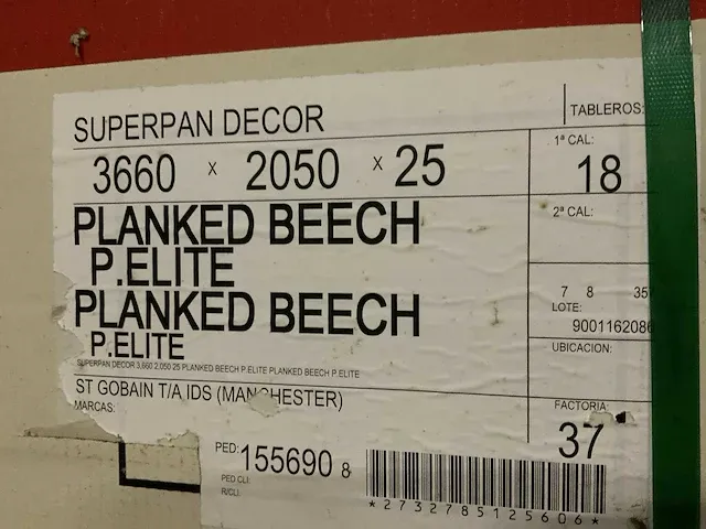 Superpan planked beech pak spaanplaten (7x) - afbeelding 5 van  5