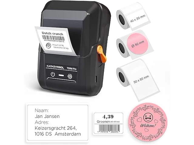 Supvan t50m pro bluetooth label maker machine - afbeelding 1 van  6