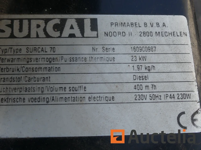 Surcal 70 warmtekanon - afbeelding 7 van  7