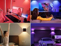 Surpalig rgb-wandkandelaars, set van 2 - afbeelding 4 van  5