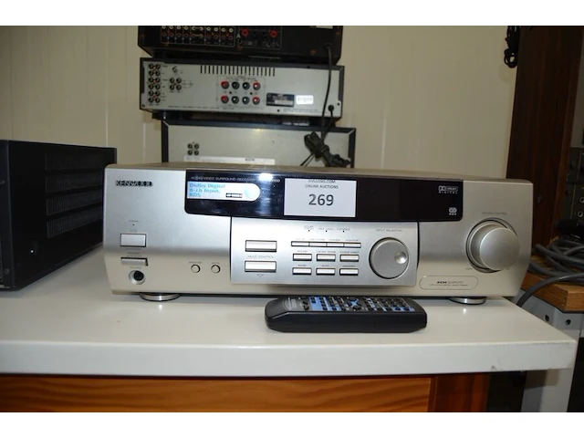 Surround versterker met ab kenwood krf-v5030d - afbeelding 1 van  7