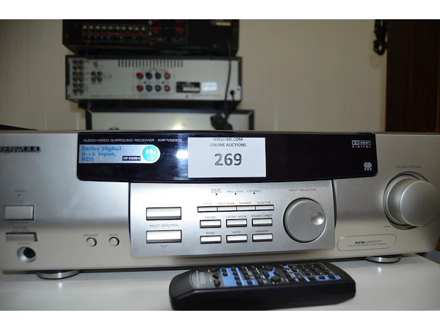 Surround versterker met ab kenwood krf-v5030d - afbeelding 2 van  7