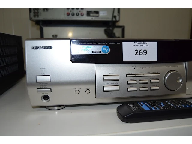 Surround versterker met ab kenwood krf-v5030d - afbeelding 3 van  7