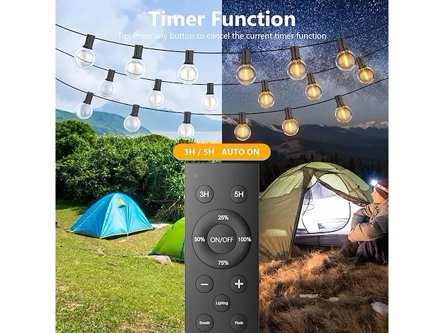 Suwin 45 meters led buiten lichtslinger - afbeelding 4 van  4