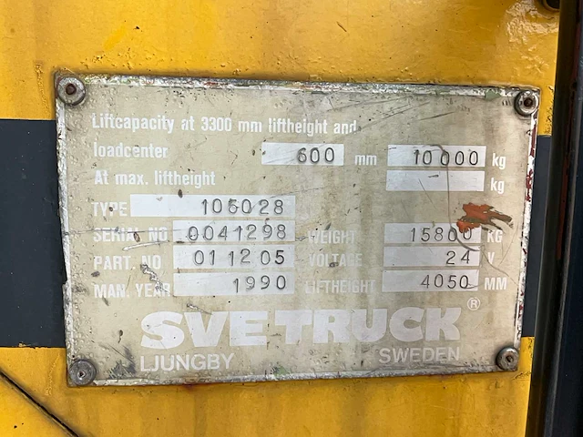 Svetruck vorkheftruck 10 ton - afbeelding 11 van  29