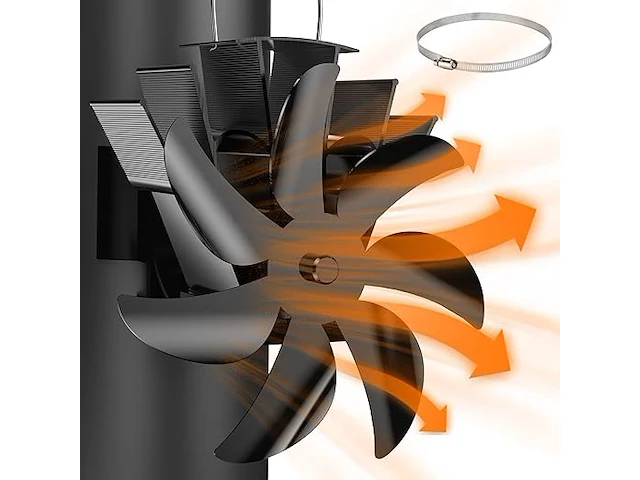 Svilinek 7 blades magnetische haardventilator - afbeelding 1 van  3