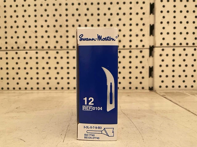 Swann-morton. 0104 scalpelmesjes 100 stuks. (6x) - afbeelding 3 van  3