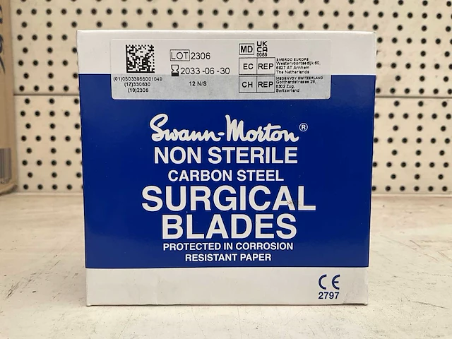 Swann-morton. 0104 scalpelmesjes 100 stuks. (6x) - afbeelding 2 van  3