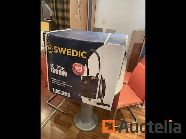 Swedic sd-36l zakloze werkplaats stofzuiger - afbeelding 1 van  5