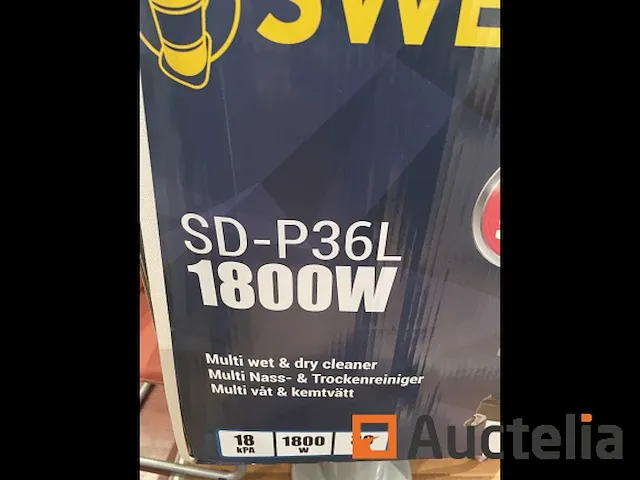 Swedic sd-36l zakloze werkplaats stofzuiger - afbeelding 2 van  5
