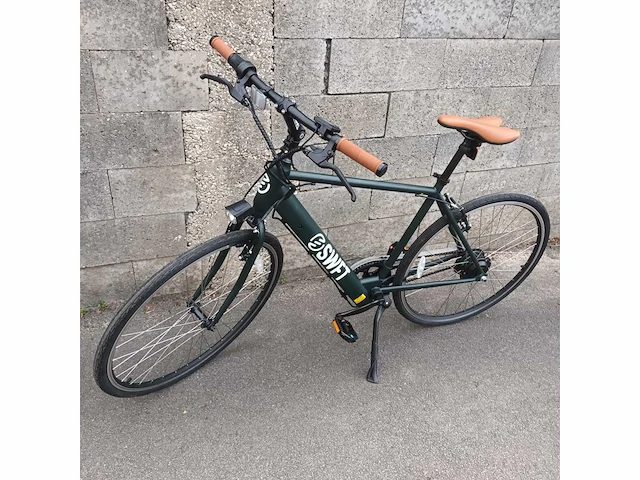 Swft m700 36v 350w elektrische fiets - khaki green - afbeelding 8 van  8