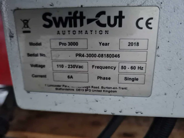 Swift cut - 2018 - xp 3000x1500 - plasmasnijmachine - afbeelding 3 van  6