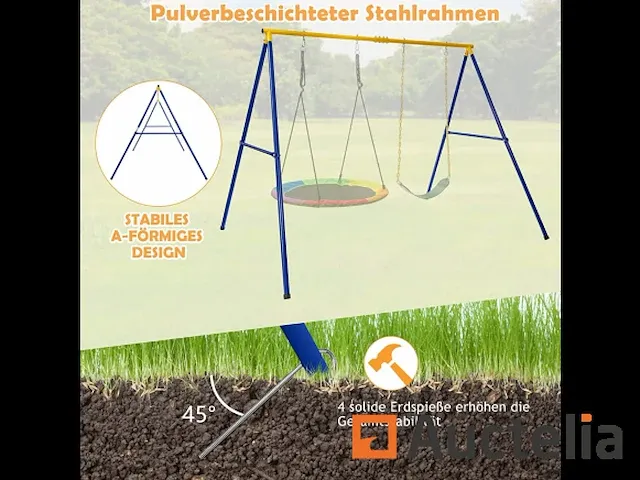 Swing double swing voor kinderen - afbeelding 1 van  7
