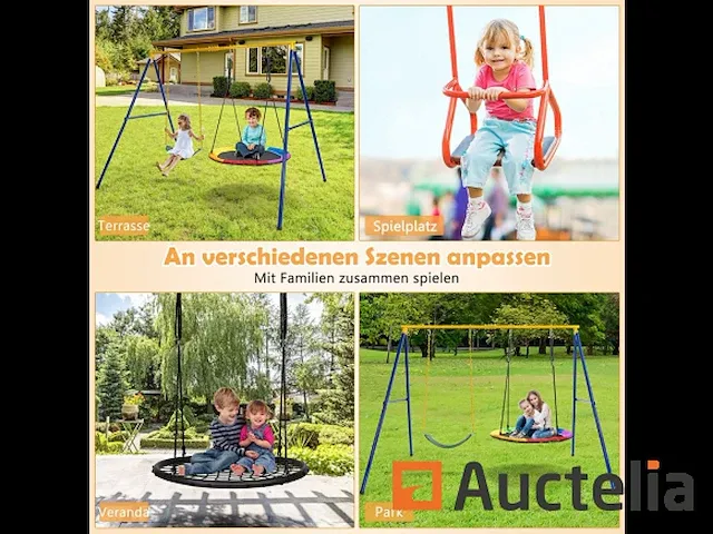 Swing double swing voor kinderen - afbeelding 2 van  7